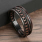 Armband flera rader flätad läder