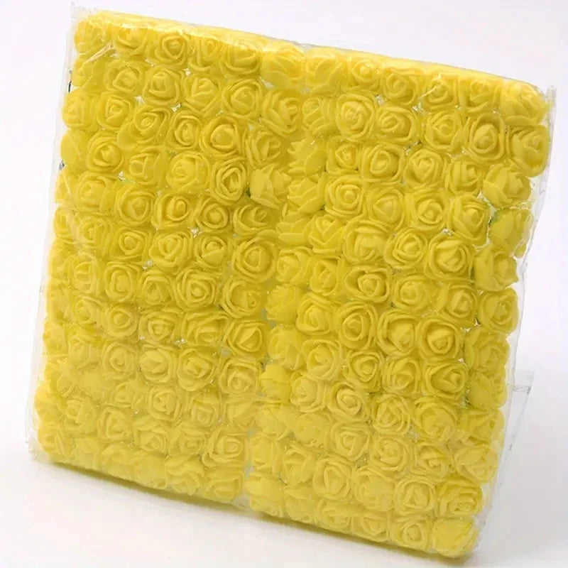 144 small foam roses