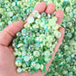 Mixed sizes and colors with Flatback beads