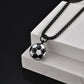 Halsband med fotboll berlock