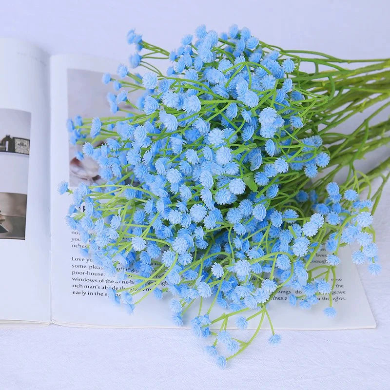 Blombukett fake Gypsophila blommor