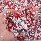 Mixed sizes and colors with Flatback beads