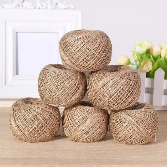 Jute rep brun