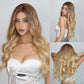 Wig long wavy hair with curls