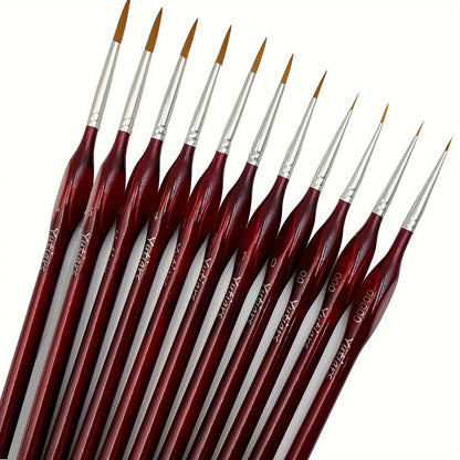Brush set detail painting