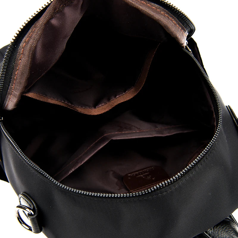 Designer ryggsäck svart/brun