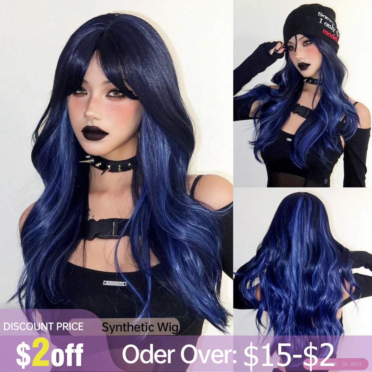 Peruker Goth punk stil
