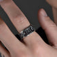 Ring för men silver med kors
