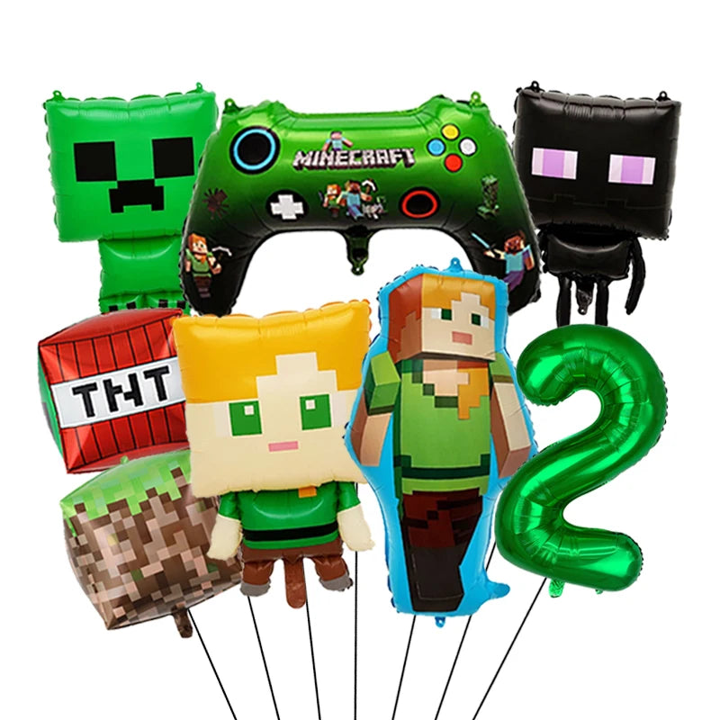 Kalas dekoration med Minecraft