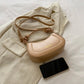 Trendy leather tote bag