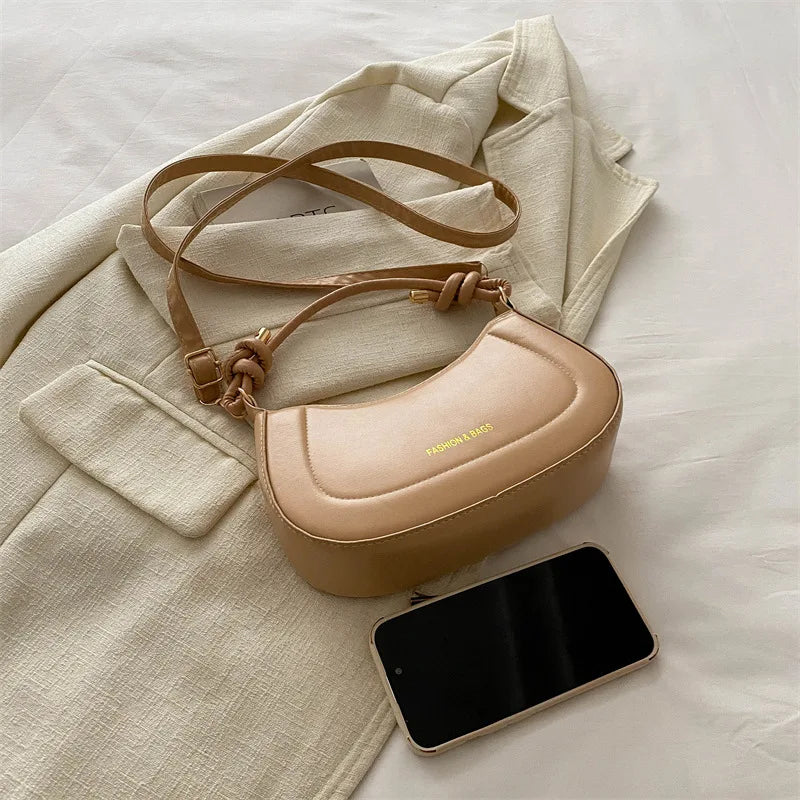 Trendy leather tote bag