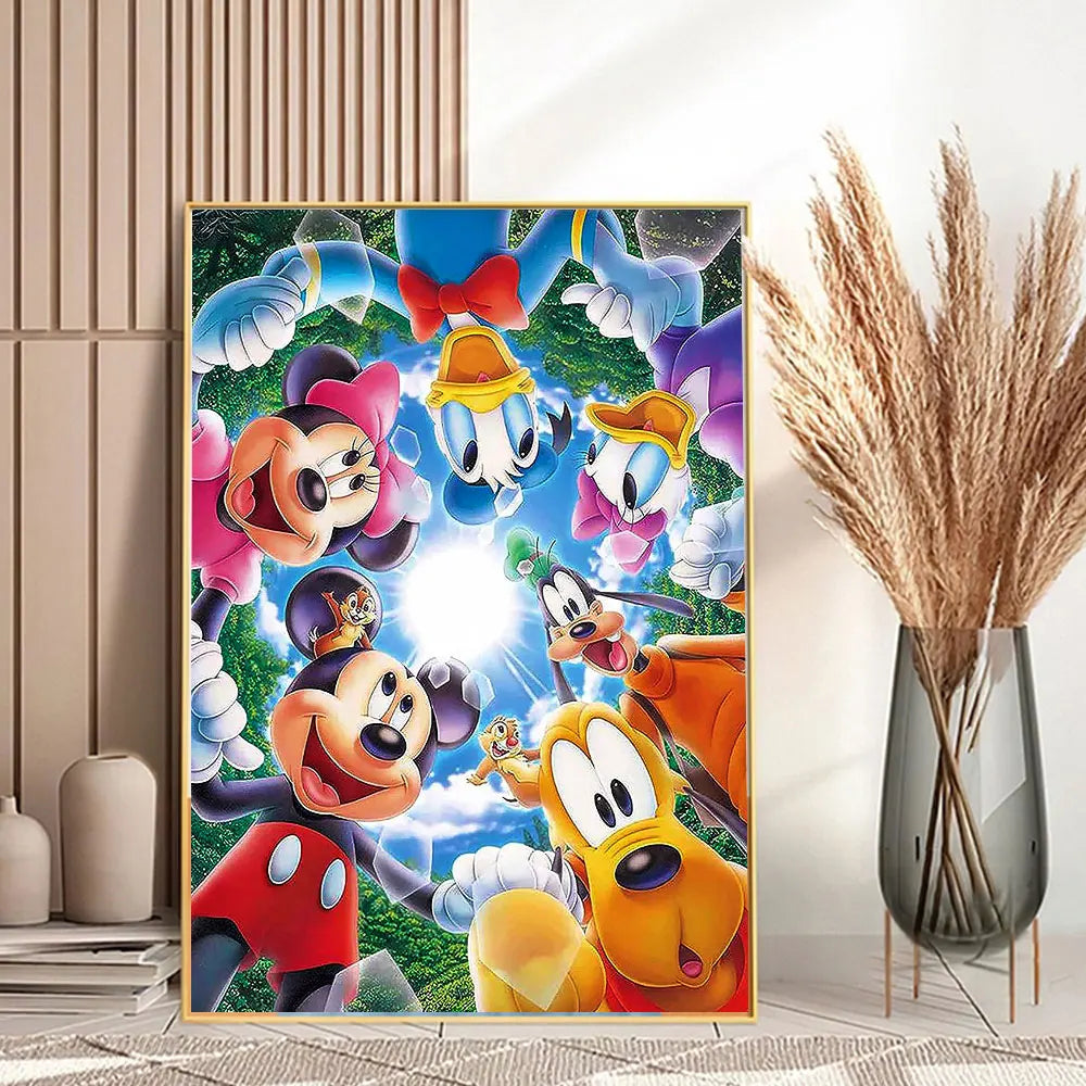 Diamant målning Disney Kalle Anka  Musse pigg