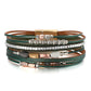 Bohemian läder armband utsmyckad med pärlor