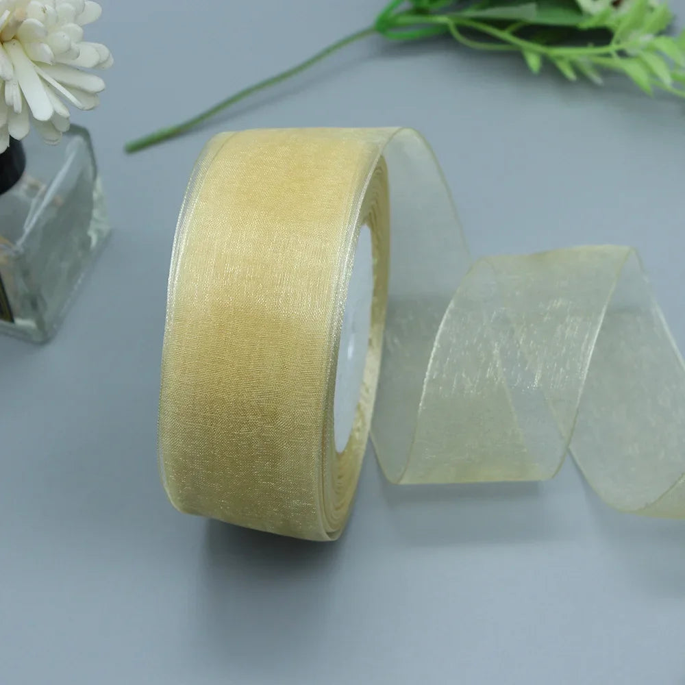 Stor rulle med Organza band