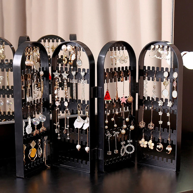 Foldable jewelry stand