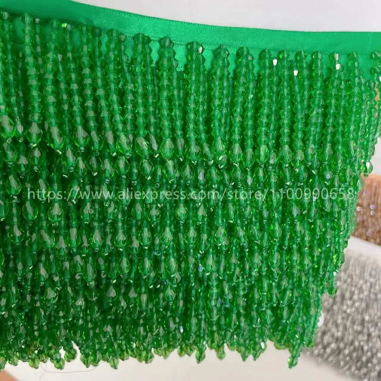 Tassel med pärlor längd 91cm