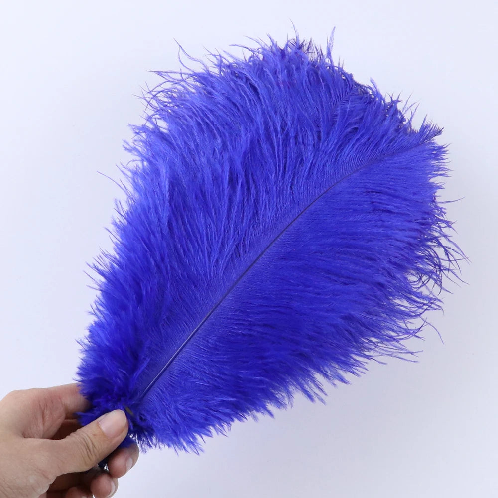 Färgade Strutsfjädrar 15-35cm