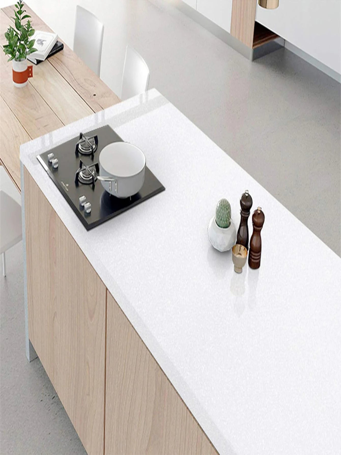 Glansig dekor plast