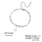 Armband med paper clip kedja och berlock
