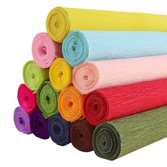 Crepe papper 28st olika färger