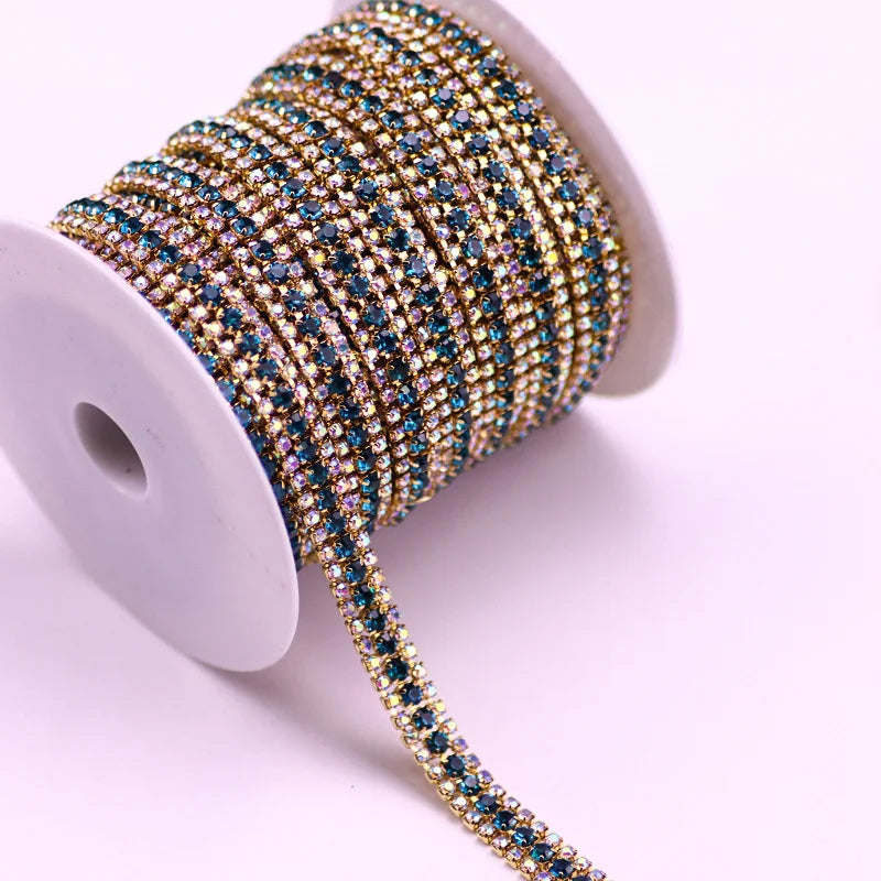 Bredare strass kedja