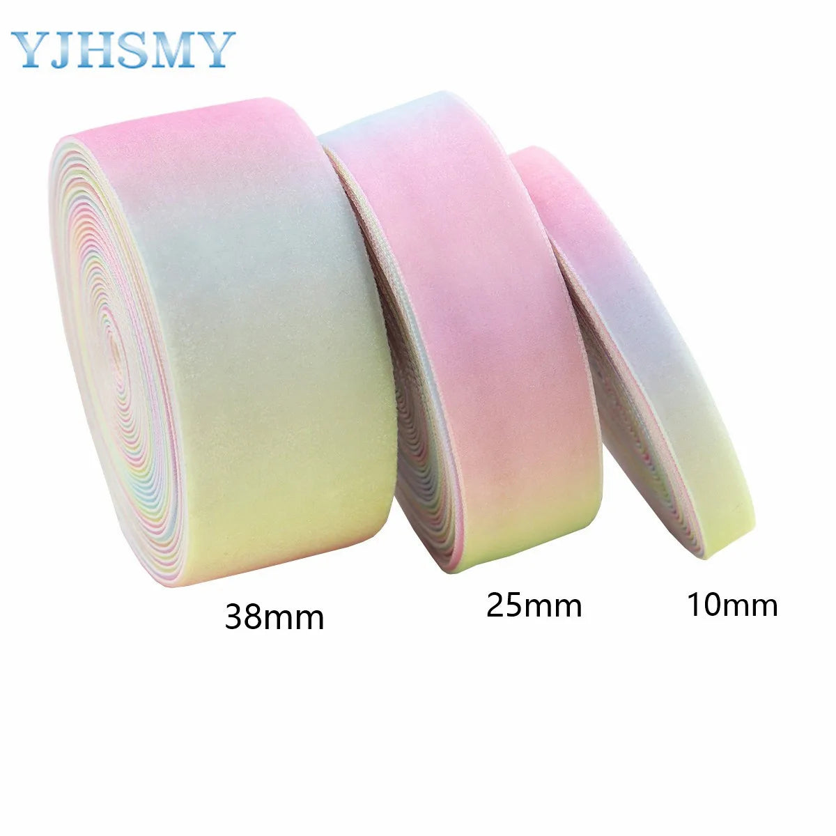 Ribbon grosgrain rainbow colors.