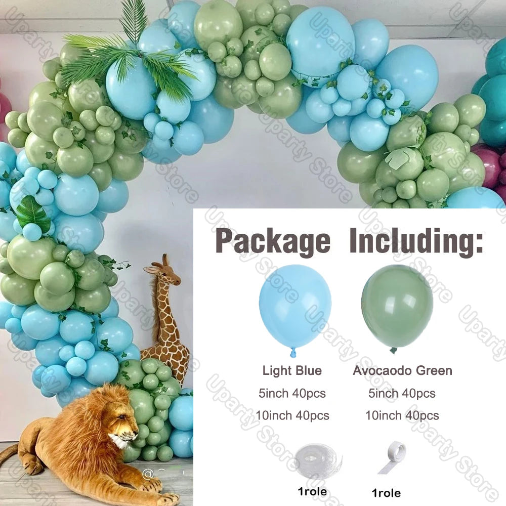 Mixade ballonger på 162st olika färger