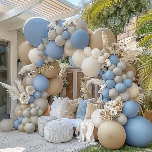 Ballong kit Blå/vit 85st
