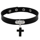 Halsband i Goth/punk stil