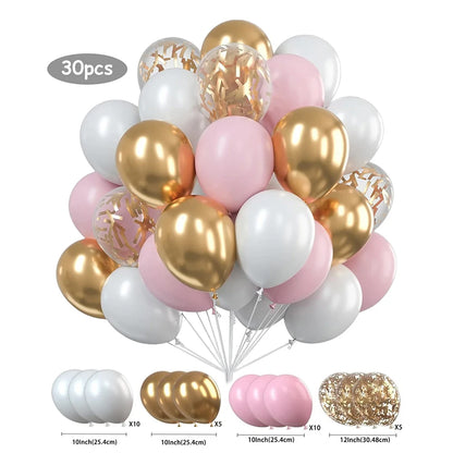 Olika set med ballonger 30st