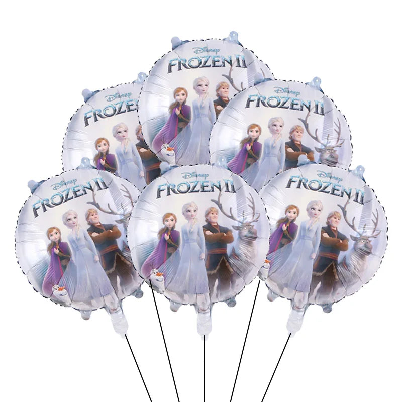 6st set Ballonger med Frost