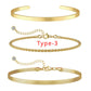 3set armband 14k guld