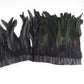 10 meters rooster feathers on ribbon