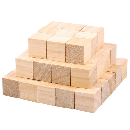 Wooden cubes 2.5cm