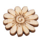 100-pack wooden flowers
