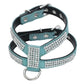 Hundsele med strass stenar