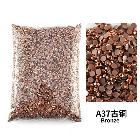 Strass stenar Resin Bronze