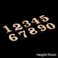 100 small wooden numbers 