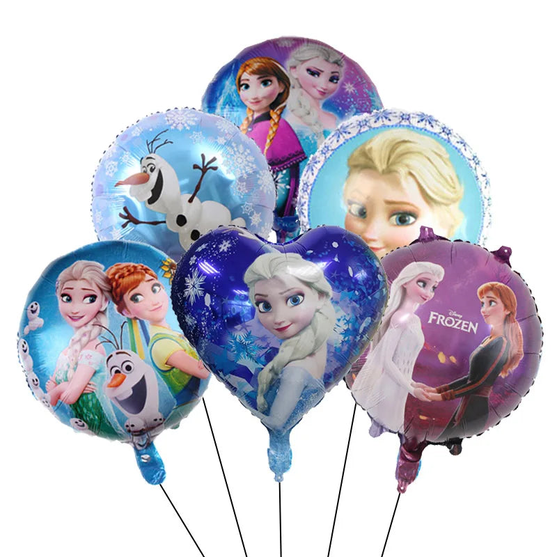 6st set Ballonger med Frost