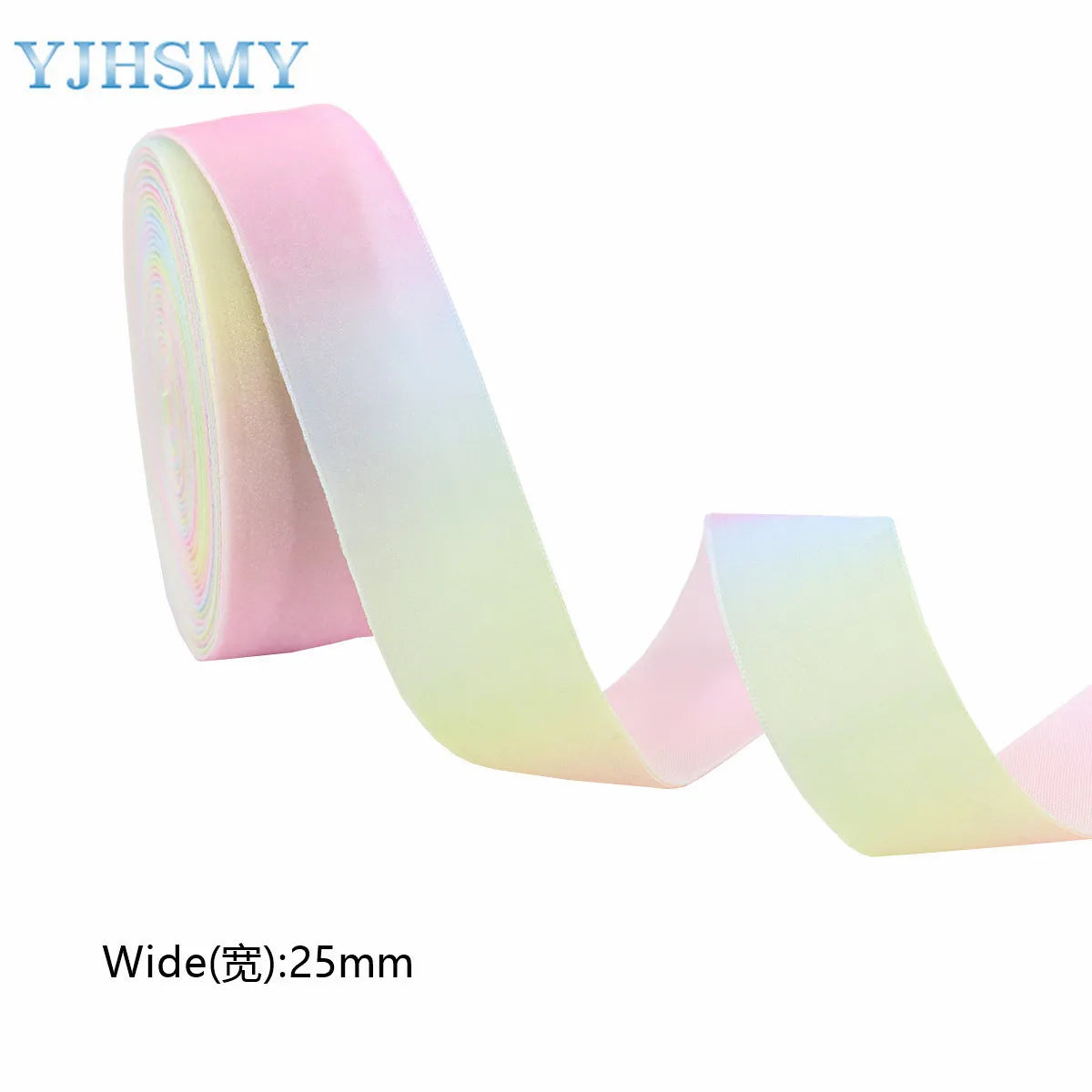 Ribbon grosgrain rainbow colors.