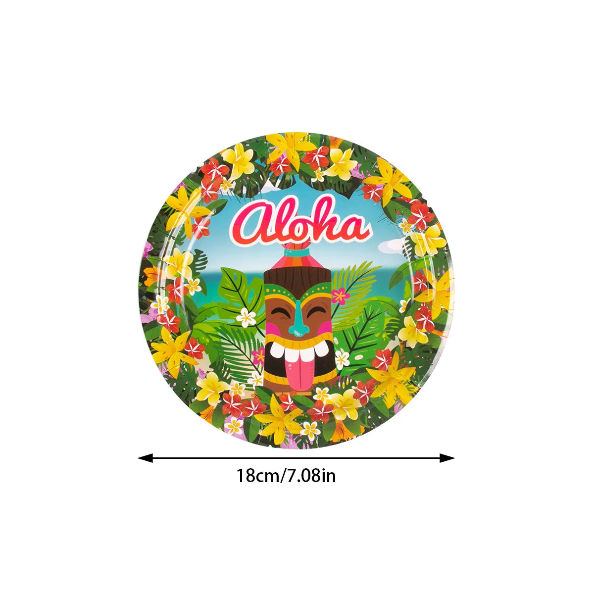 Party dekoration i Hawaii tema