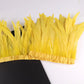 10 meters rooster feathers on ribbon
