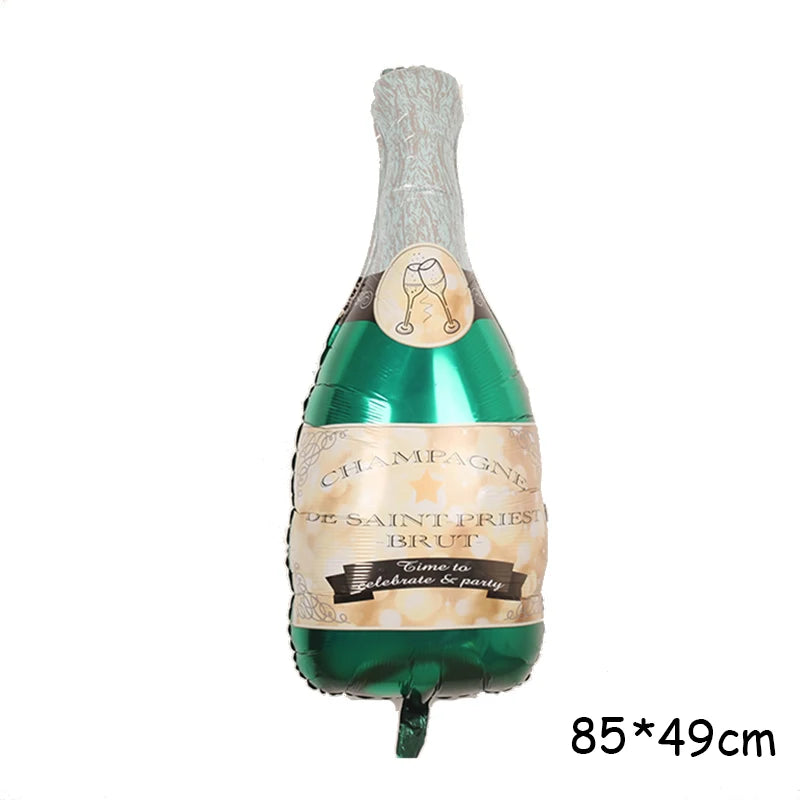 Stora Ballonger champagne flaskor