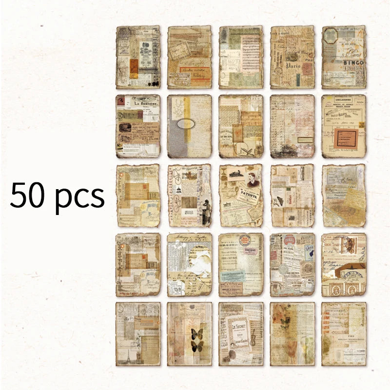 50st vintage scrapbooking papper