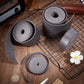Leather strap Grey