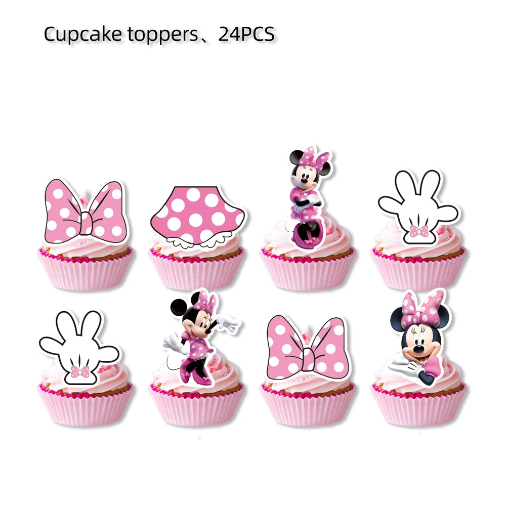Kalas dekoration med Minnie pigg
