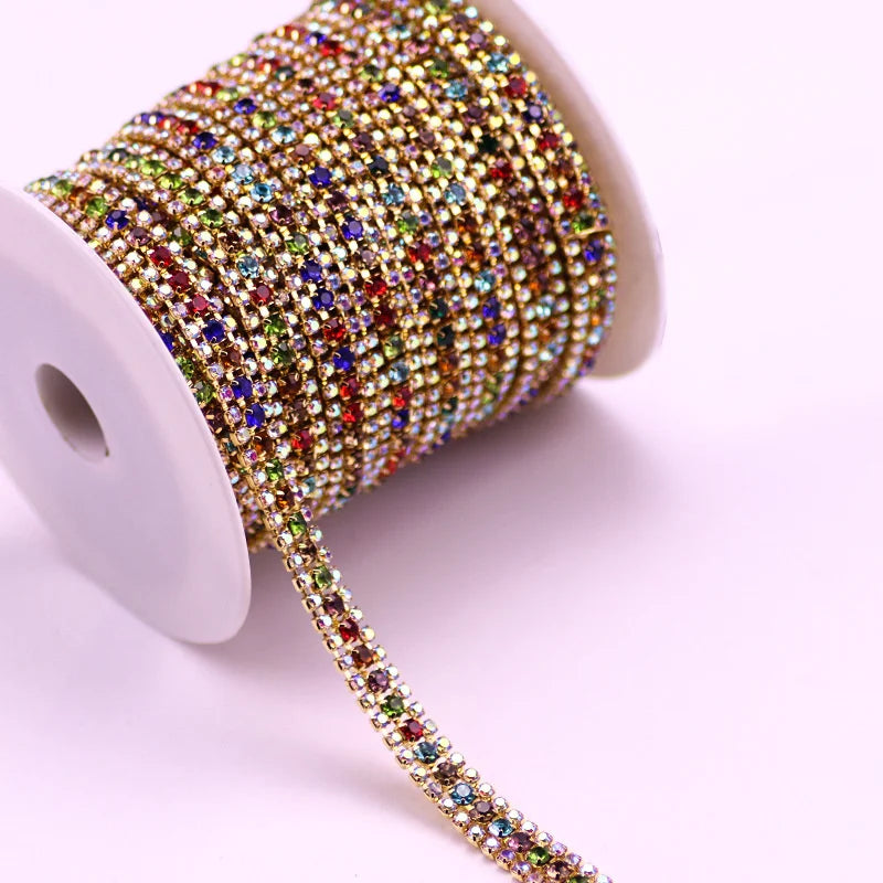 Bredare strass kedja