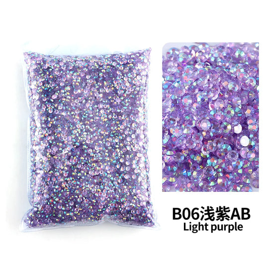 Strass stenar resin olika Lila nyanser