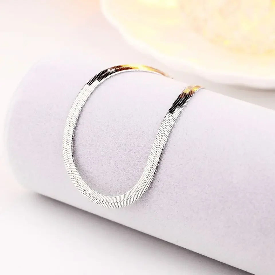Armband med ormkedja i äkta silver