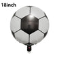 Ballong set med siffra och fotbolls motiv